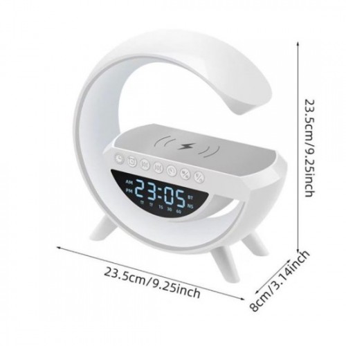 Ασύρματο Φορητό Ηχείο, Ρολόι, Φόρτιση Smartphone, 15W Ασύρματο Φορητό Ηχείο, Ρολόι, Φόρτιση Smartphone, 15W