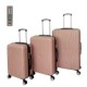 Σετ Βαλιτσών 3 Τεμαχίων σε Rose Gold Σετ Βαλιτσών 3 Τεμαχίων σε Rose Gold