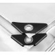 Μουσαμάς 8X10 - Τέντα Aδιάβροχος 160gr/m² με Kρίκους σε Χρώμα Λευκό Μουσαμάς 8X10 - Τέντα Aδιάβροχος 160gr/m² με Kρίκους σε Χρώμα Λευκό