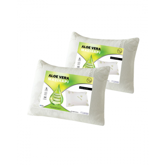 Μαξιλάρι Ύπνου Μέτριας Σκληρότητας ALOE VERA ΠΛΕΚΤΟ 50×70cm 1+1 Δώρο Μαξιλάρι Ύπνου Μέτριας Σκληρότητας ALOE VERA ΠΛΕΚΤΟ 50×70cm 1+1 Δώρο